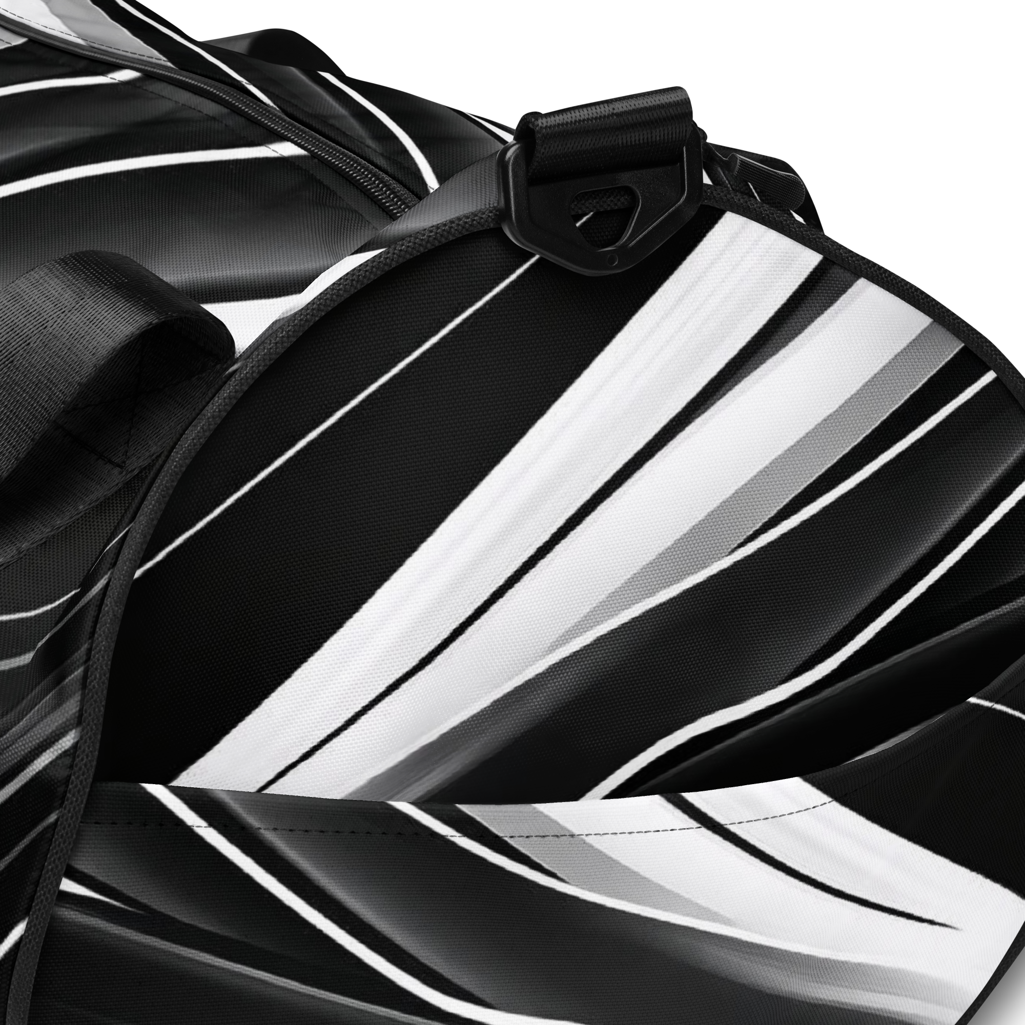 GymCreed Duffel — Black & White