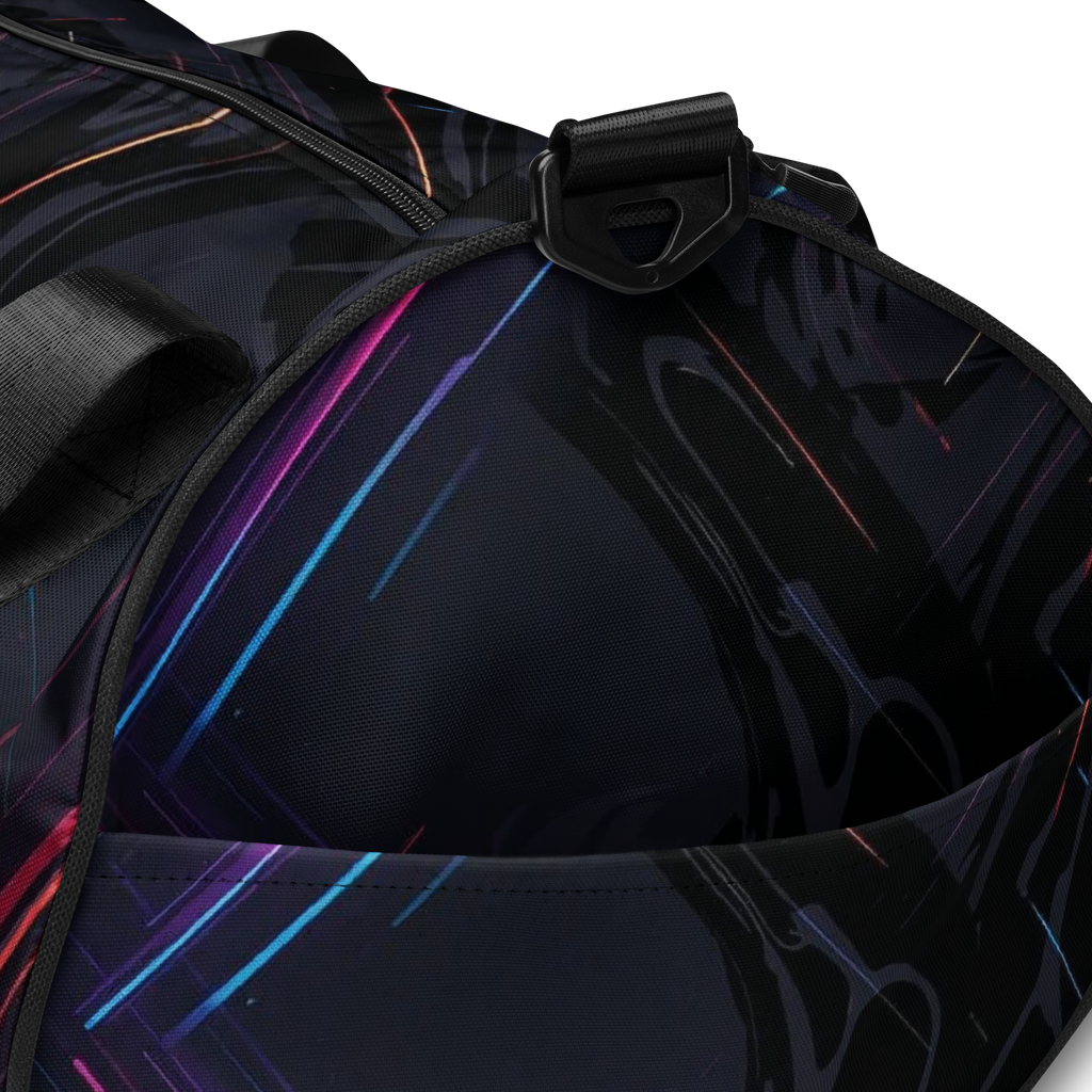 GymCreed Duffel — Neon Dark