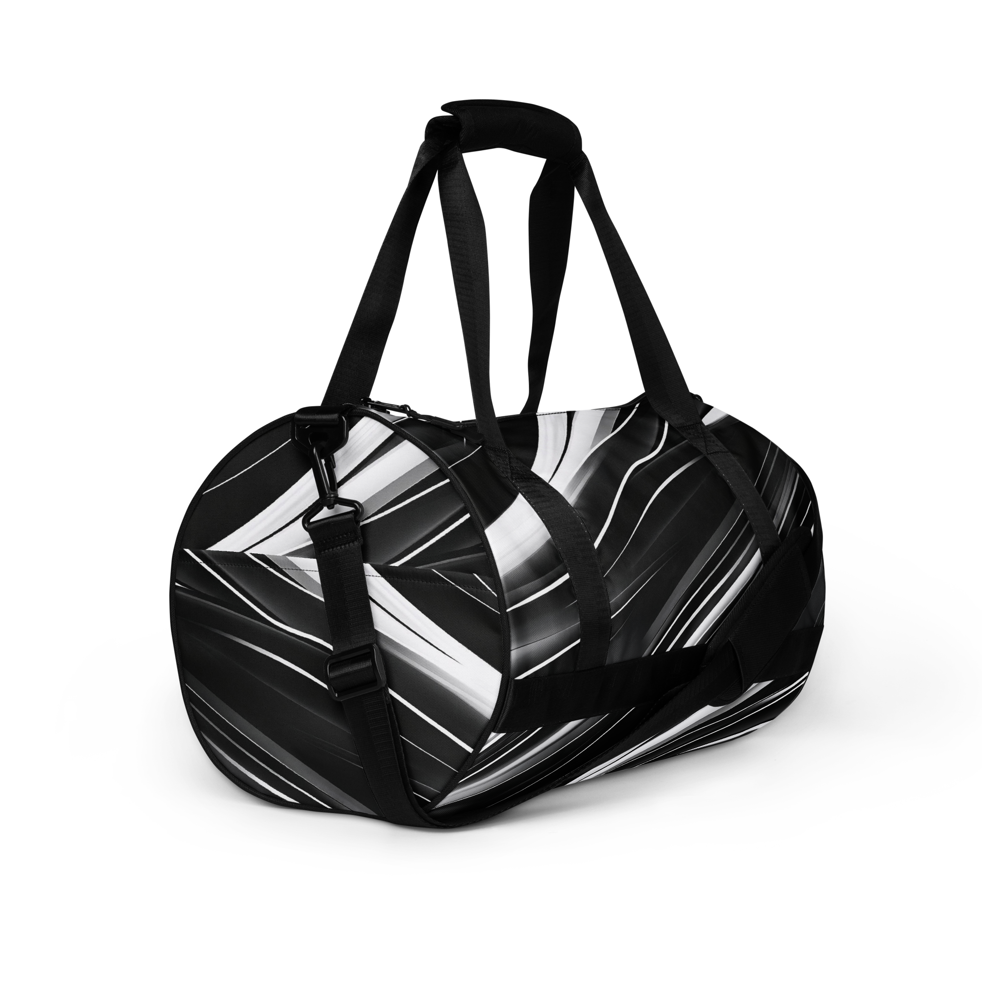 GymCreed Duffel — Black & White