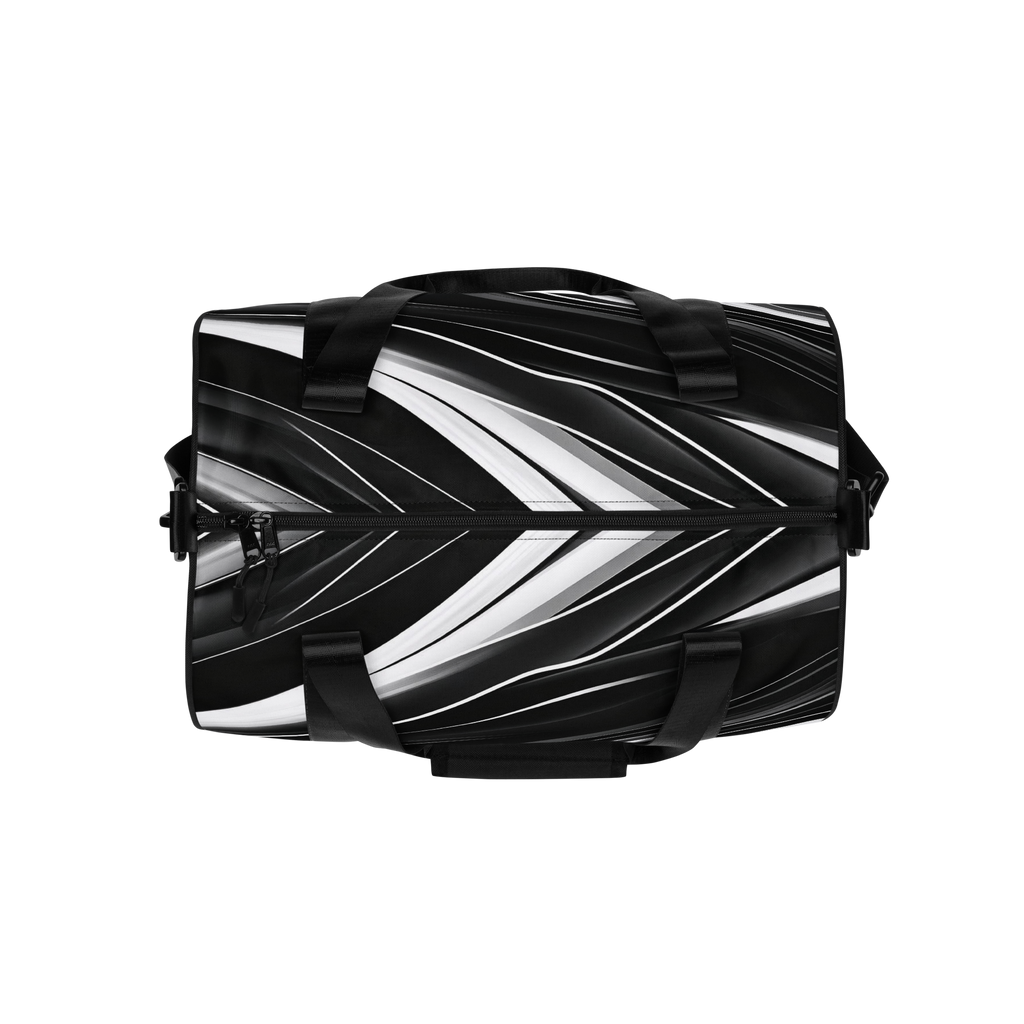GymCreed Duffel — Black & White